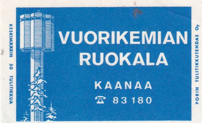 Kaanaa, Vuorikemian Ruokala  2/16