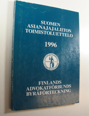 Suomen asianajajaliiton toimistoluettelo 1996