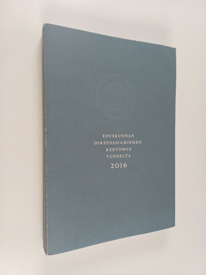 Eduskunnan oikeusasiamiehen kertomus vuodelta 2016