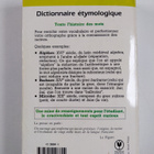 Jean Mathieu-Rosay : Dictionnaire etymologique - pikkukuva 2