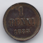 1883 1 penni kl8 - pikkukuva 1