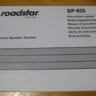 Roadstar Auto-Hifi manuaali - pikkukuva 1