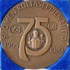 Suomen Kultaseppien Liitto 1905- 1980 mitali - pikkukuva 5