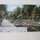 Lübeck, Lindenplatz, puiston istutuksia, p. 1903 -> Suomeen - pikkukuva 1
