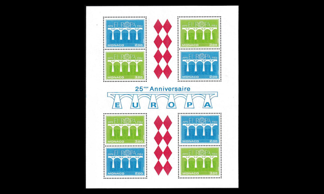 Monaco 1622-3BL26 ** Europa (1984)