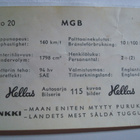 Jenkki, Hellas autosarja N:o 20 MGB. - pikkukuva 2