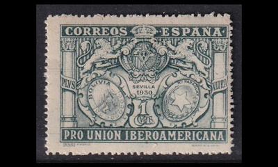 Espanja 537 ** Iberoamerikka 1 C rosoh (1930)