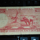 Angola 500 Escudos 1970 P97 sn029 F - pikkukuva 2