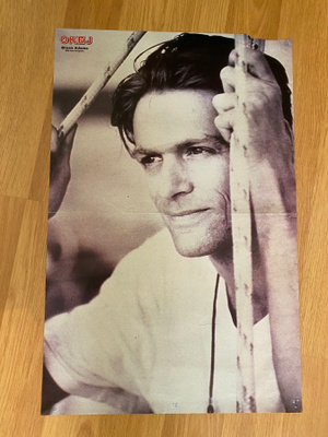 Bryan Adams juliste ja keräilykuva