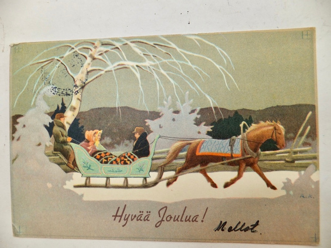 VANHA Postikortti Rudolf Koivu 1930-l Kulk 1944
