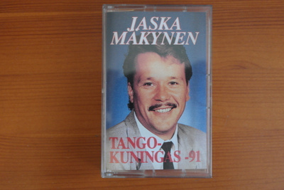 Jaska Mäkynen Tangokuningas-91 C-kasetti.Hyvä!