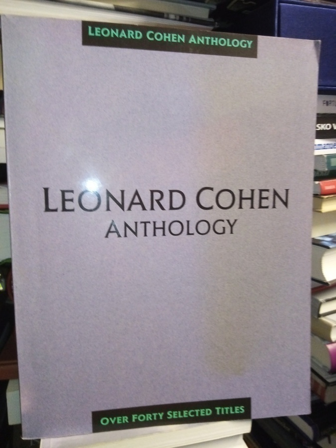 Nuottikirja Leonard Cohen anthology ( SIS POSTIKULU)