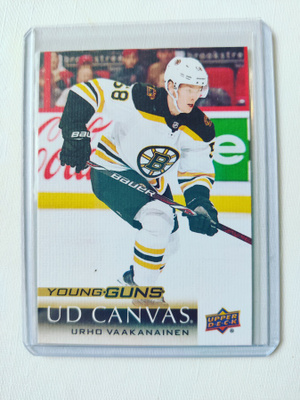 18-19 UD Young Guns Canvas - Urho Vaakanainen