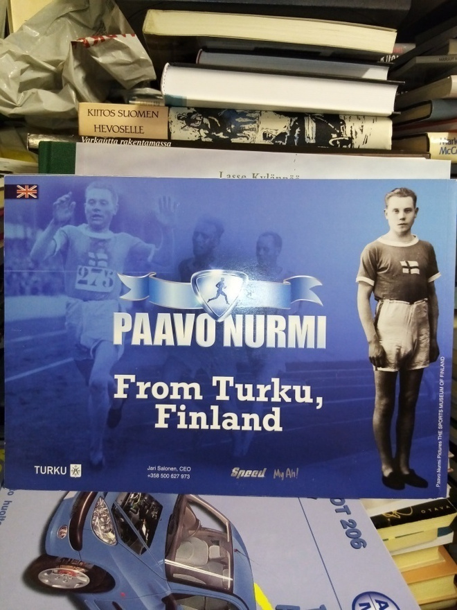 PAAVO NURMI FROM TURKU FINLAND
