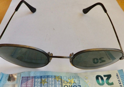 Vintage Ray-Ban W0969 Oval Metal Aurinkolasit (B&L)