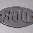 Maatunnus Rekisterikilpi, License plate"DDR" Itä-Saksa - pikkukuva 3