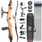 68'' 70'' Takedown Recurve jousi 14-40 lbs raajat Puinen - pikkukuva 5