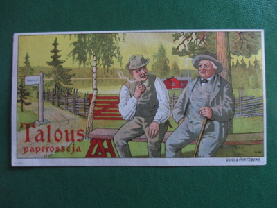 J & E HUMELIN TURKU TALOUS PAPEROSSEJA 1906 (K15-S127)