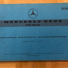 Varaosaluettelo Mercedes moottori OM 327 kuorma-auto 1968 - pikkukuva 1