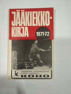JÄÄKIEKKOKIRJA 1971-72
