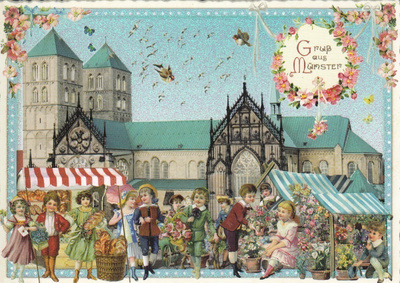 Terveiset Münsteristä (Tausendschön-kortti)