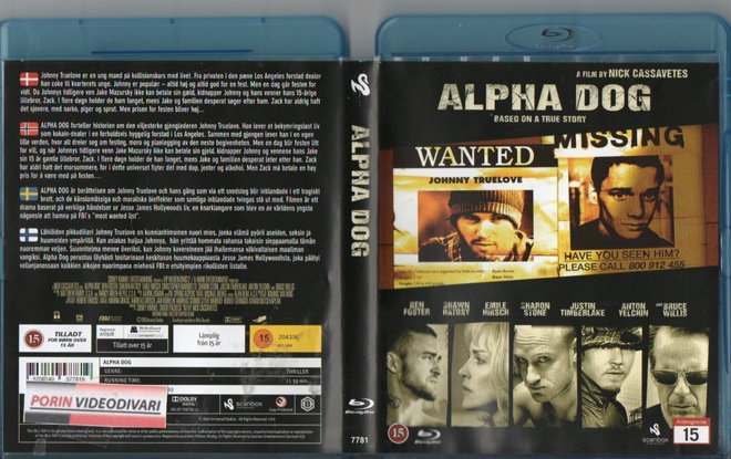 Alpha Dog	(377)	k	-FI-	nordic,	BLU-RAY		justin timberlake