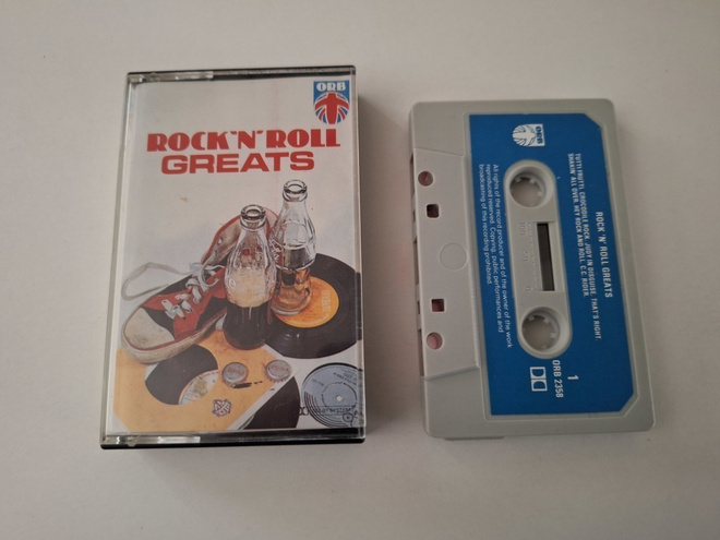ROCK 'N' ROLL GREATS c-kasetti ( mm. TUTTI FRUTTI )
