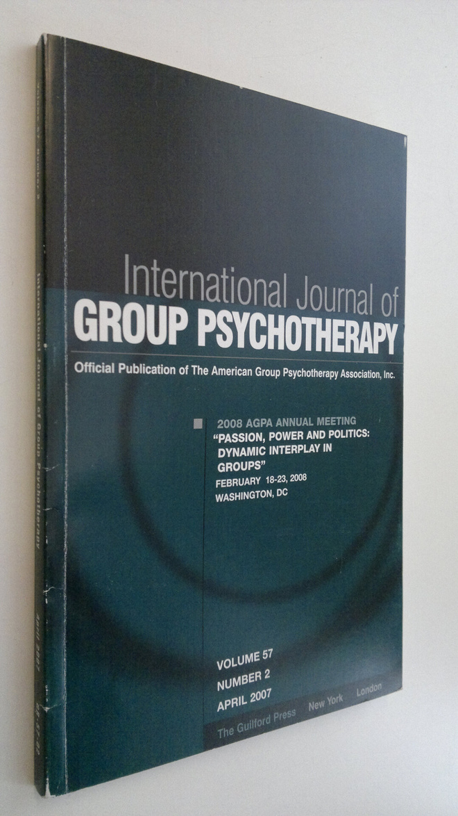 International Journal of group psychoterapy vol. 57 nr. 2...