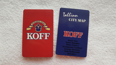KOFF Kartta Tallinna vintage