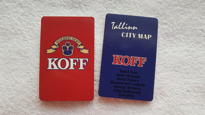 KOFF Kartta Tallinna vintage