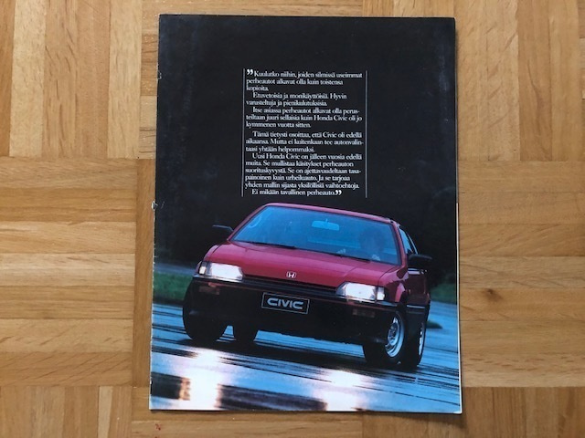 Esite Honda Civic 1984. CRX, 3D, 4D