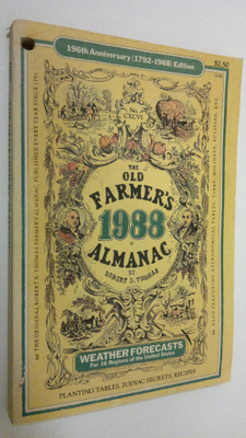 Robert B. Thomas : The Old Farmer's Almanac 1988