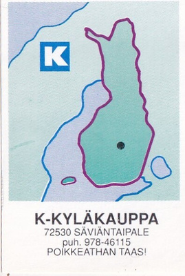 Säviäntaipale. K - Kyläkauppa, kartta , s77