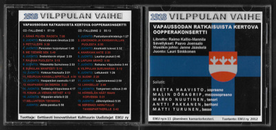 1918 Vilppulan vaihe (2 CD) + libretto