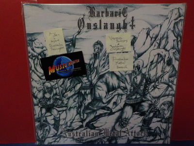 Barbaric Onslaught Australian Metal Attack M-/M- LP