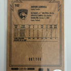 Anton Lundell 25-26 OPC #102 Black /100 - pikkukuva 2