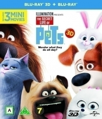 Lemmikkien Salainen Elämä (Blu-ray 3D + Blu-ray)