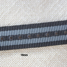 Nato 18mm Bond musta/harmaa - tikattu - pikkukuva 3