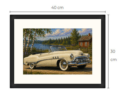 Uusi Buick art print 30 cm x 40 cm