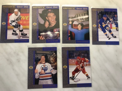 1993-94 Upper Deck Gretzky’s Great Ones kortteja 1.25e/kpl