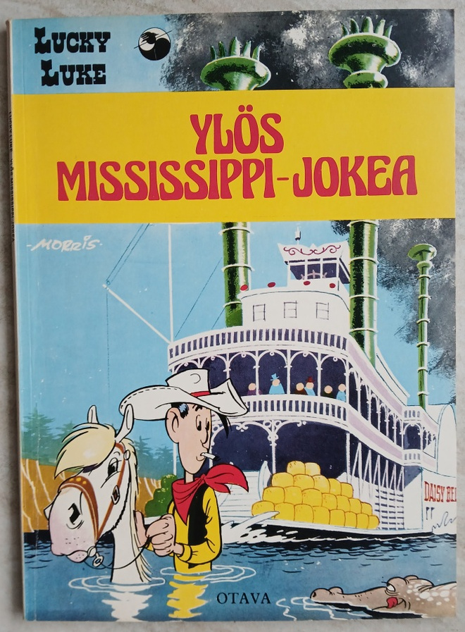 Lucky Luke Ylös Missisippi-jokea
