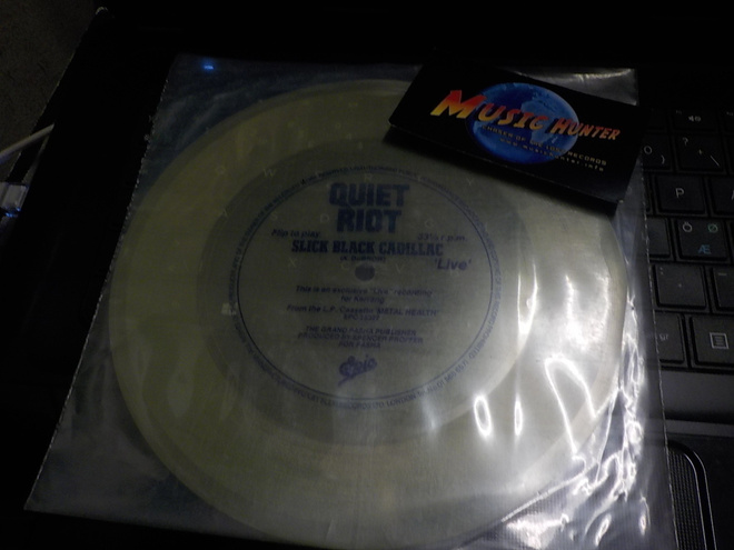 Quiet Riot - Slick Black Cadillac UK -83 VG+ FLEXI