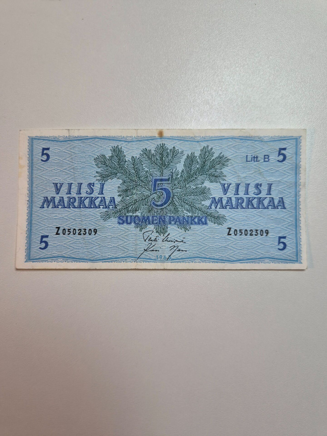 Suomi	1963	5 markkaa  (14371-2)