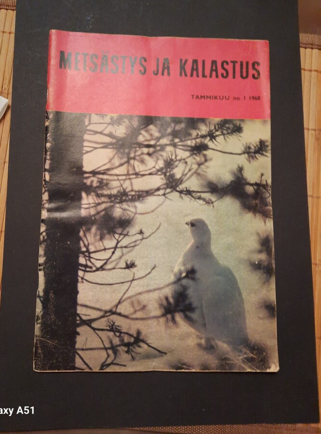 Metsästys ja Kalastus 1968, n°1 tammikuu