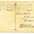 Lapset ja jänö - joulukortti kulk. 1957 - pikkukuva 2