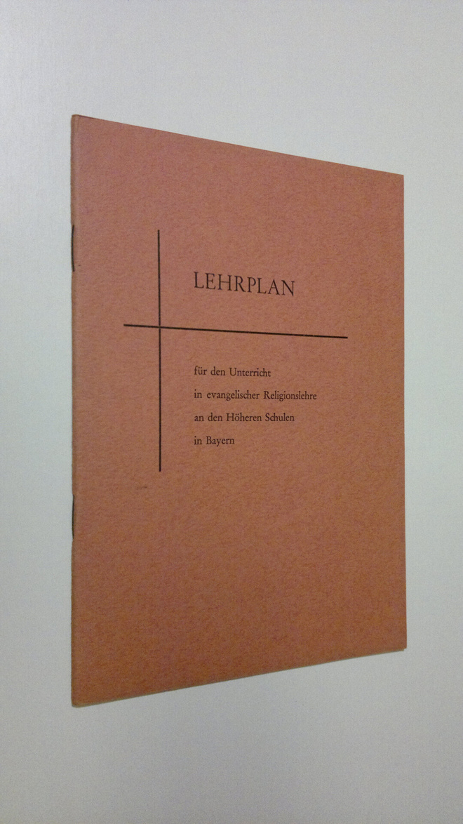 Lehrplan fur den Unterricht in evangelischer Religionsleh...