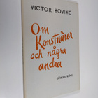 Victor Hoving : Om konstnärer och några andra : kåserier - pikkukuva 1