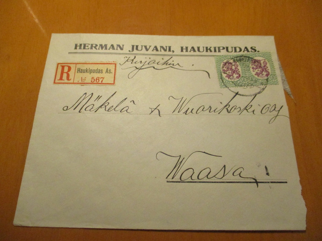 1928 Haukipudas As. R liikekuori