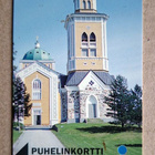 Kerimäen kirkko Kerimäki puhelinkortti yli 30v. takaa - pikkukuva 1