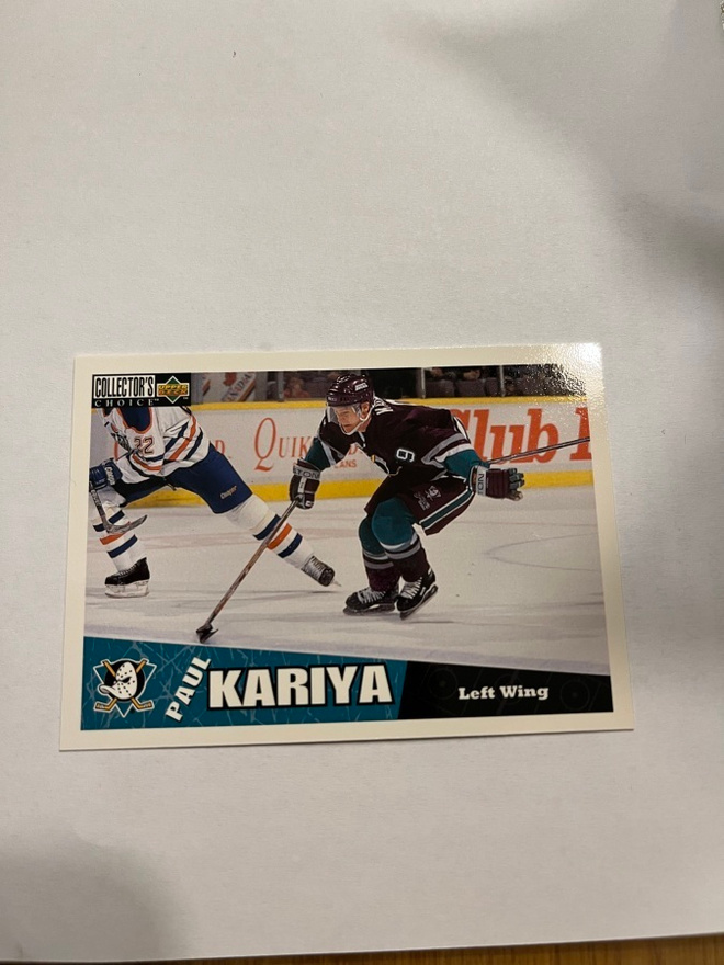 1996-97 Collectors Choice Paul Kariya #1